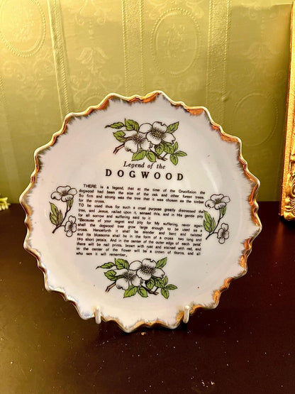Legend of the Dogwood Decorative Plate 8 Inch