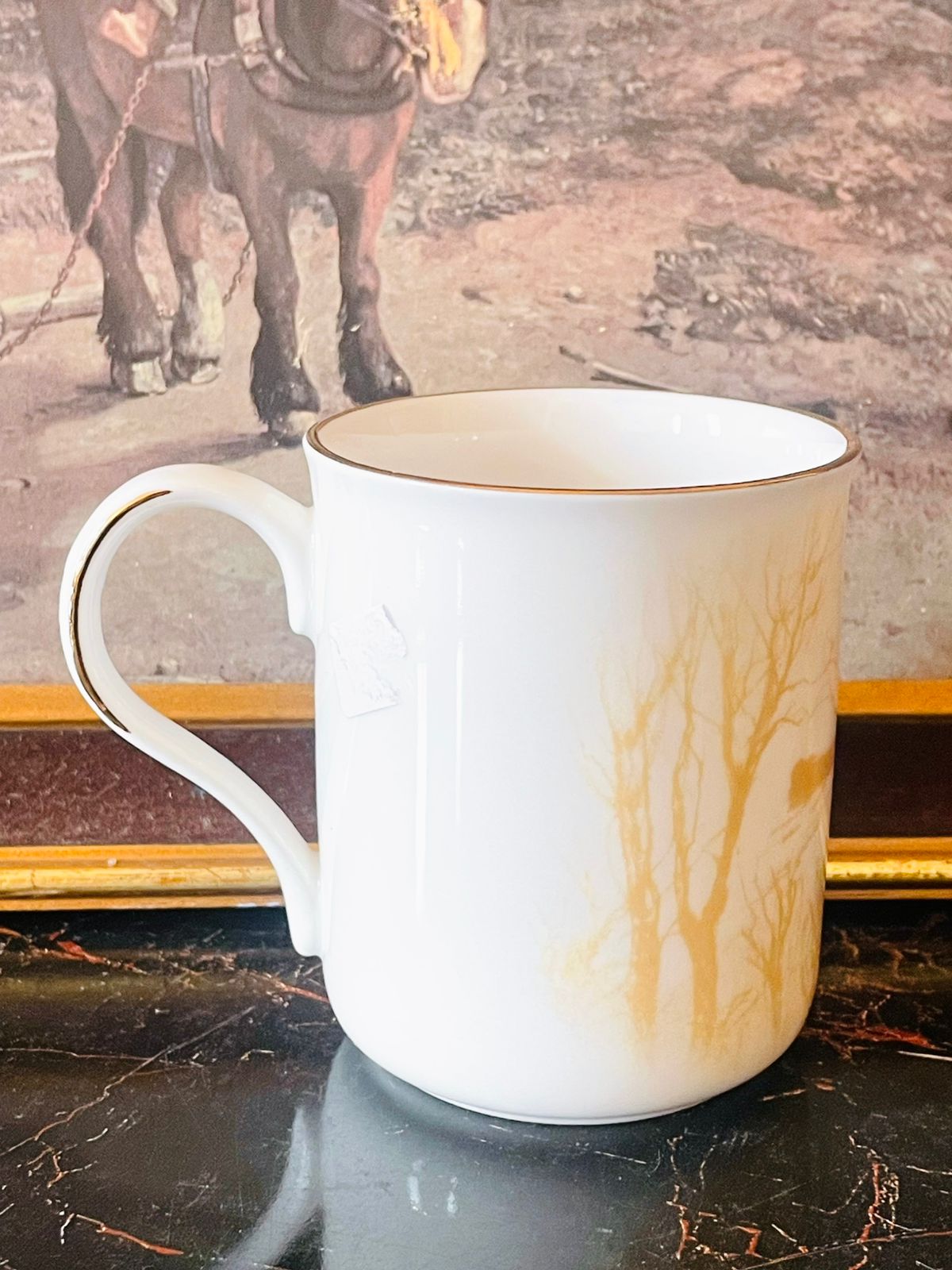 (Collectible) Susan Clough Design “Anchorage Hotel Babbacombe” Mug – Fine English China