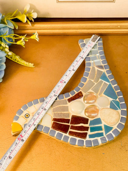 Bird Shaped Mosaic Decorative Wall Hanging