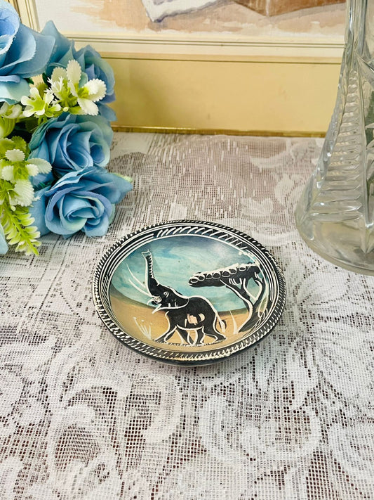 Vintage Greek Style Art Decorative Plate – Handcrafted Look