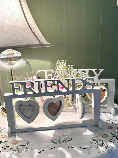New England Friends Triple Heart Photo Frame 14 Inch