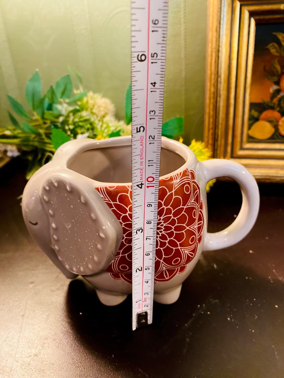 Elephant Ceramic Mug 5 Inch Novelty Coffee Mug