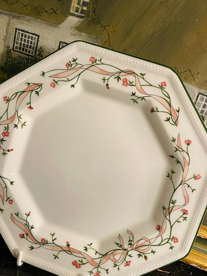Johnson Brothers Eternal Beau Octagonal Dinner plate – Vintage English Stoneware