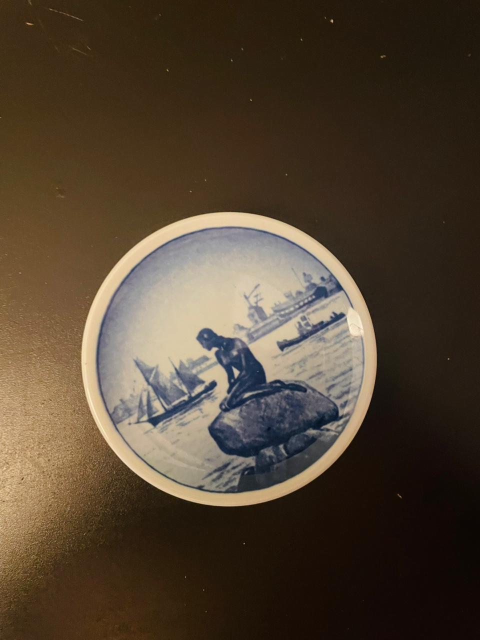 Royal Copenhagen Little Mermaid Mini Plate 3 Inch