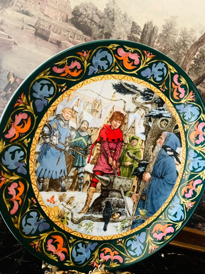 Wedgwood “Arthur Draws the Sword” – The Legend of King Arthur Collector Plate (1986, Made in England)