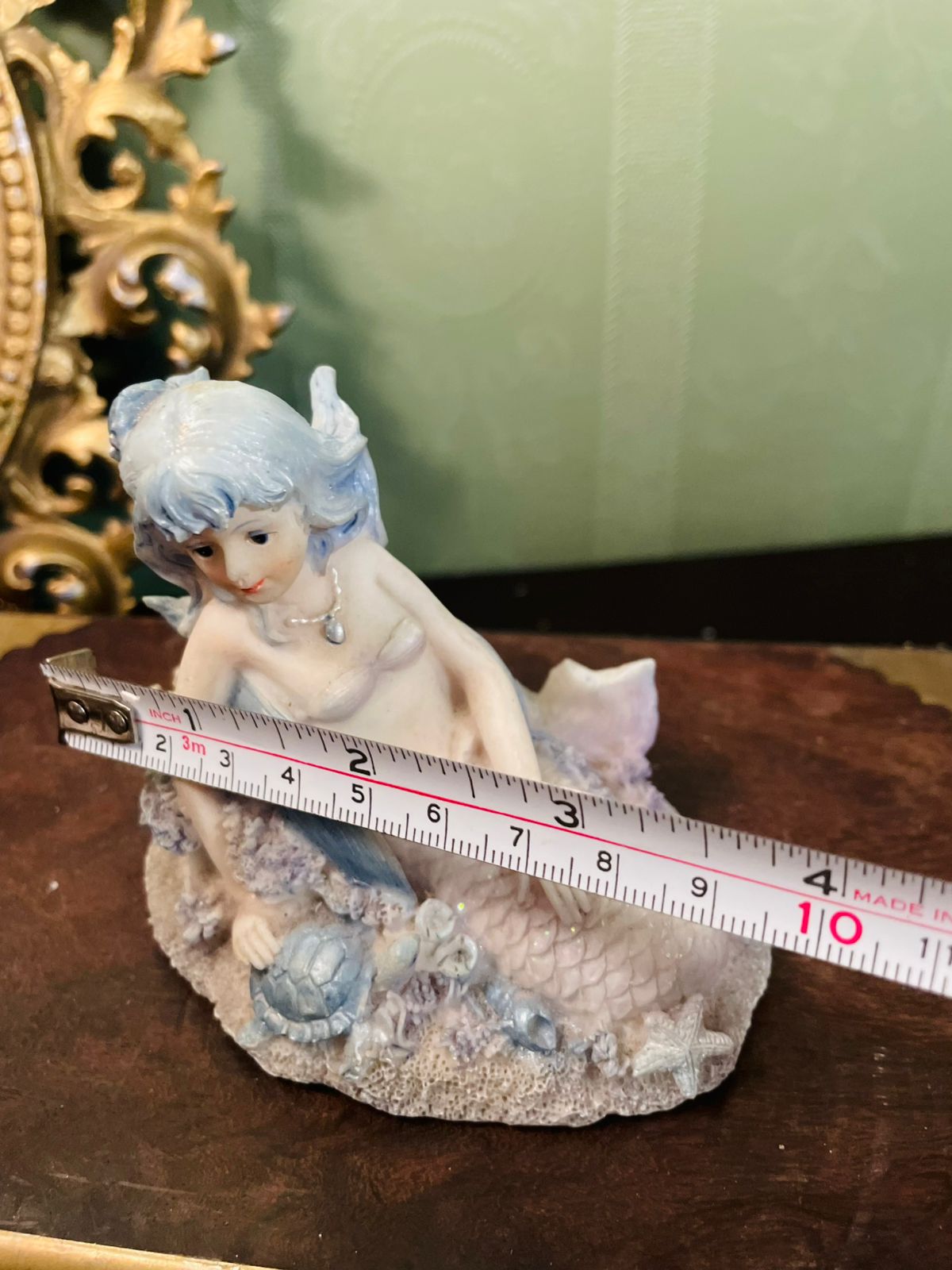 Vintage Mermaid Figurine 4 Inch Ocean Fantasy Collectible
