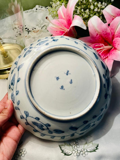 Vintage Japanese Imari Style Porcelain Decor Plate 23 cm