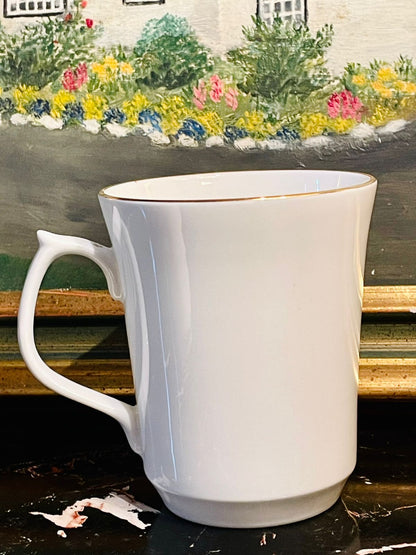 Set of 2 Vintage Bone China Mugs – The Ravenglass & Eskdale Railway Scenic Train Design