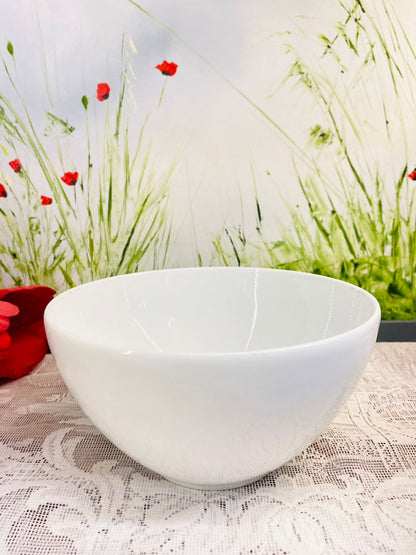 Vintage IKEA 365+ White Ceramic Bowls Set of 6