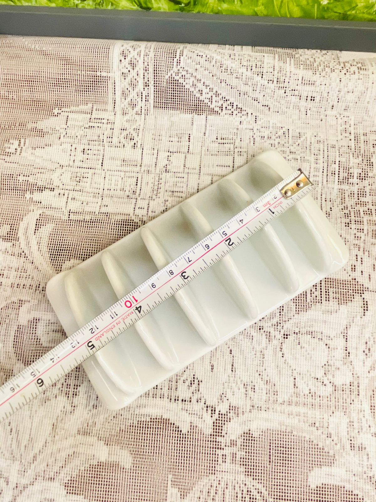 Vintage White Ceramic Toast Rack Made in Japan