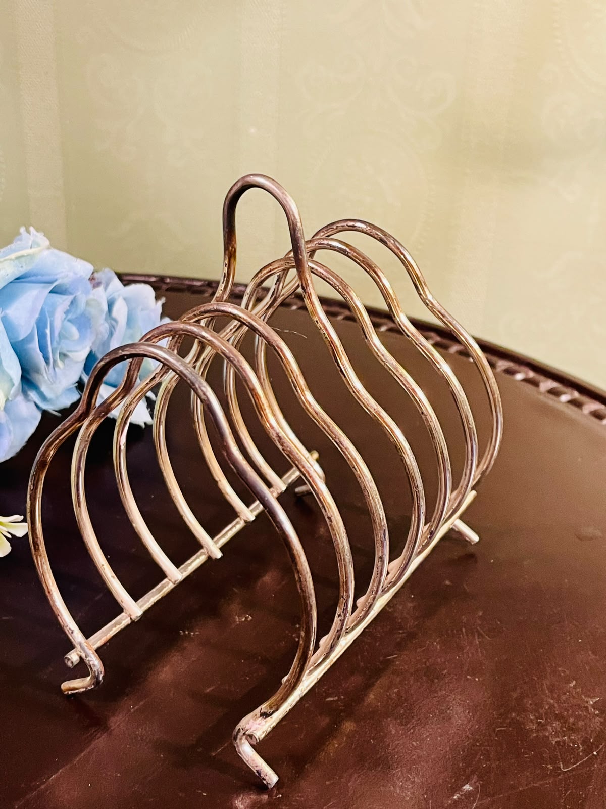 Chrome Toast Rack – 6 Slice Metal Bread Holder