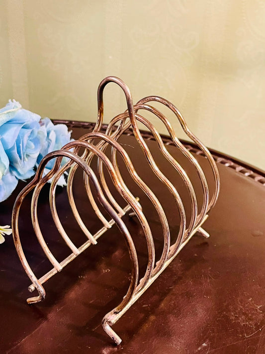 Chrome Toast Rack – 6 Slice Metal Bread Holder