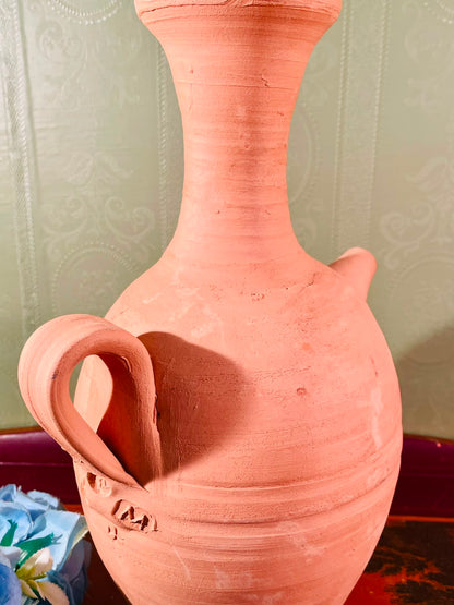 Terracotta Pottery Pitcher Vase – 11 Inch