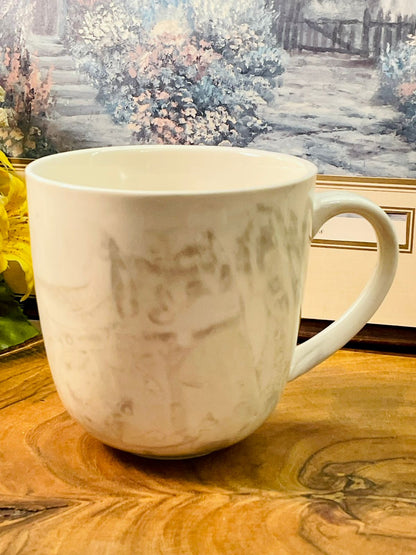 Old Pottery Company Woodland Animal Mug – Neutral Ceramic Cup
