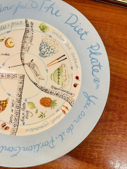 Royal Stafford “The Diet Plate” Portion Control platter – Oven Safe, England