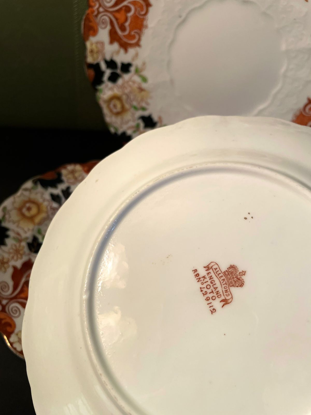 Allertons Kyoto Cake Platter & Plates Set – 5 Pieces