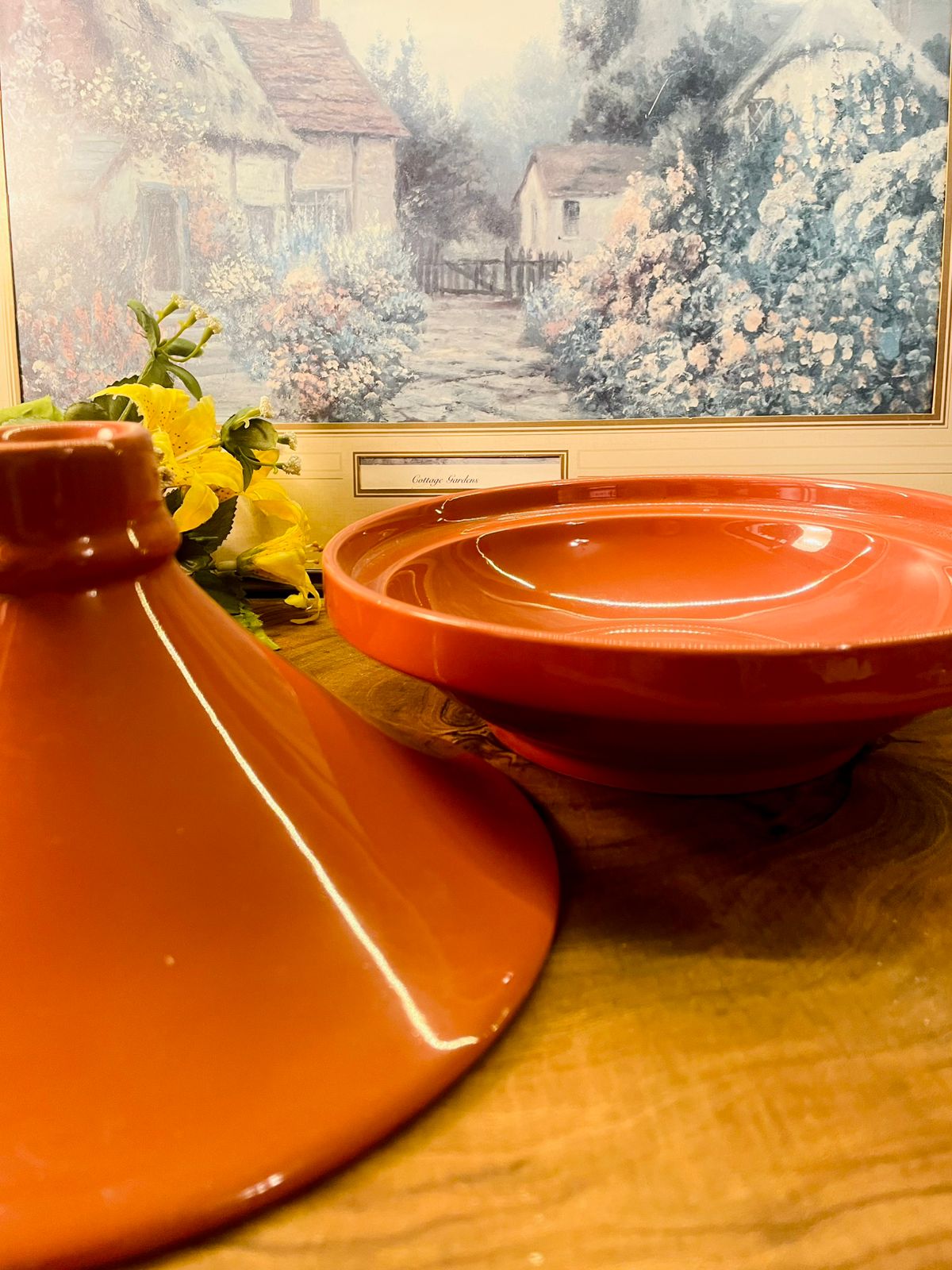 Sainsbury’s Orange Tagine Pot Ceramic Serving Dish