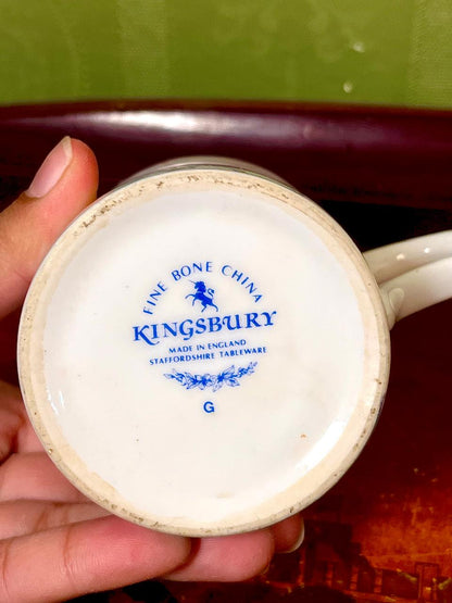 Kingsbury Staffordshire Floral Fine Bone China Mug – Made in England