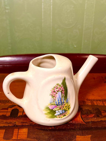 Vintage Dartmouth Cottage Scene Ceramic watering can | Souvenir Coffee Mug
