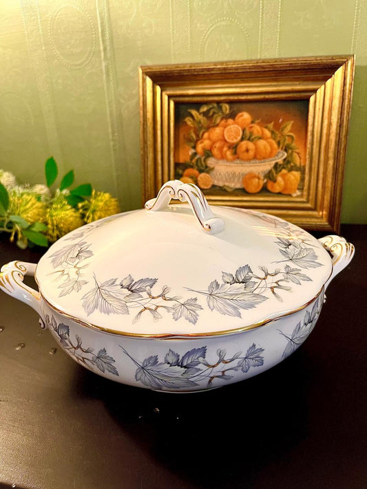 Royal Albert Floral Lidded Serving Tureen 23 cm Gold Trim