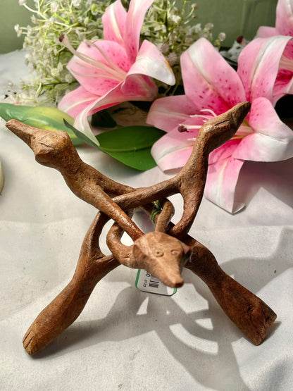 Brown Deer Figurine Home Decor – Approx. 10 cm