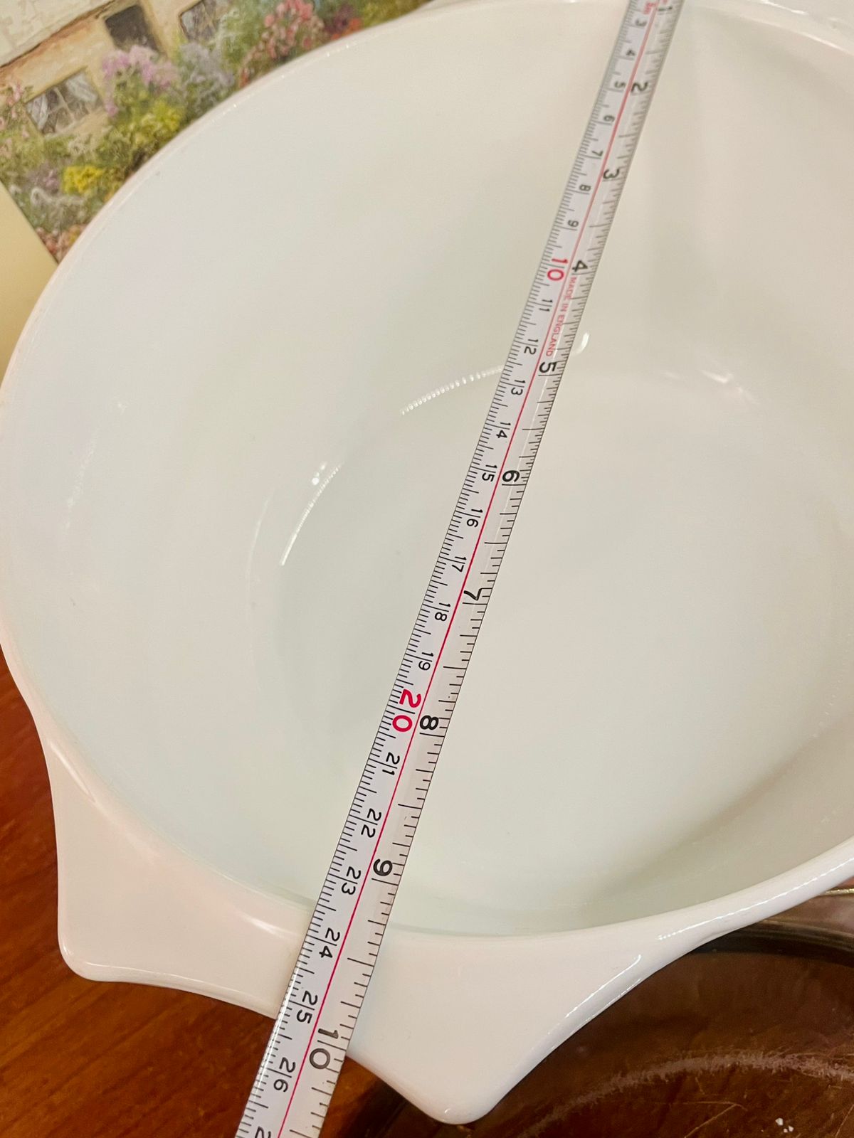 Pyrex Pink Floral Casserole Dish with Lid – Large 24cm – Oven Safe Cookware