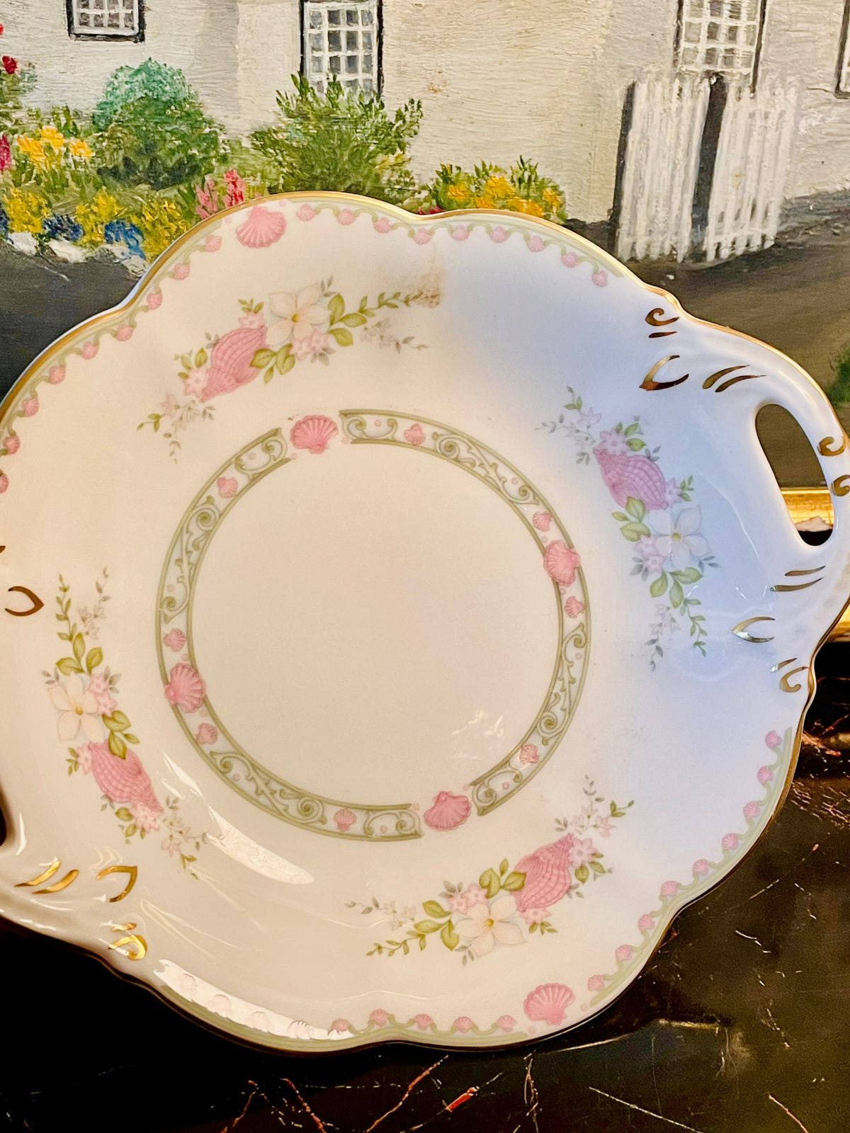 Coalport “Canterbury” Fine Bone China Handled Dish – Made in England