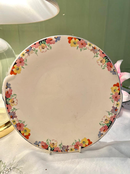 J & G Meakin Floral Serving Plater – 9 Inch