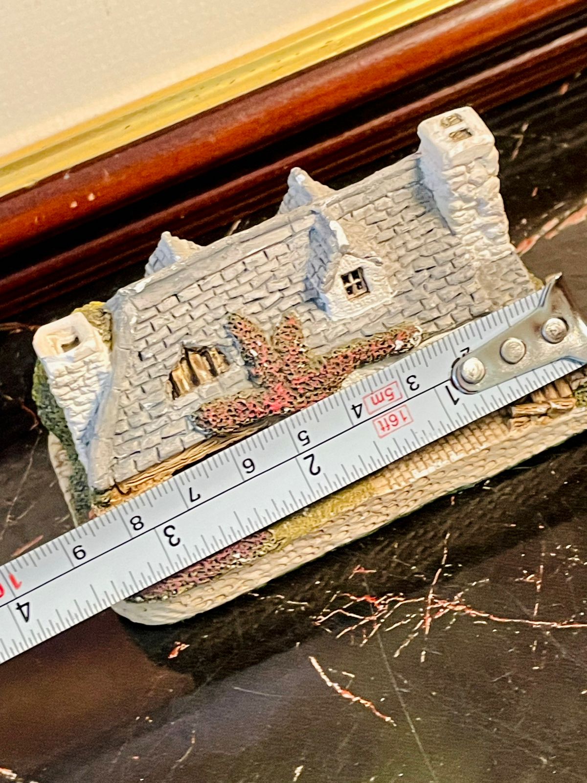 Vintage Lilliput Lane Style Stone Cottage Figurine – Handcrafted Miniature Collectible