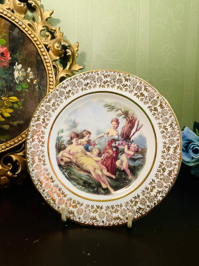 Imperial Bone China 22K Gold Decorative Plate 6 Inch
