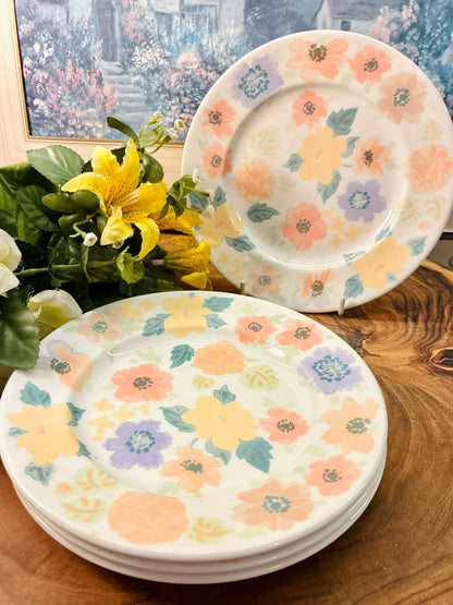 Widsummer Floral Dessert Plates Set of 5