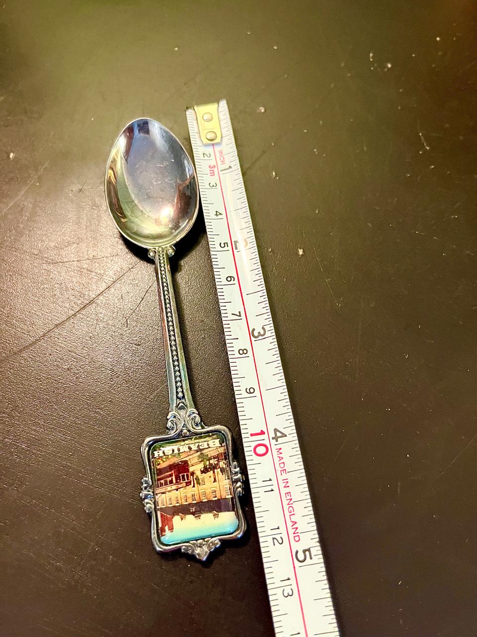Vintage Edinburgh Souvenir Spoon 12 cm Silver Tone