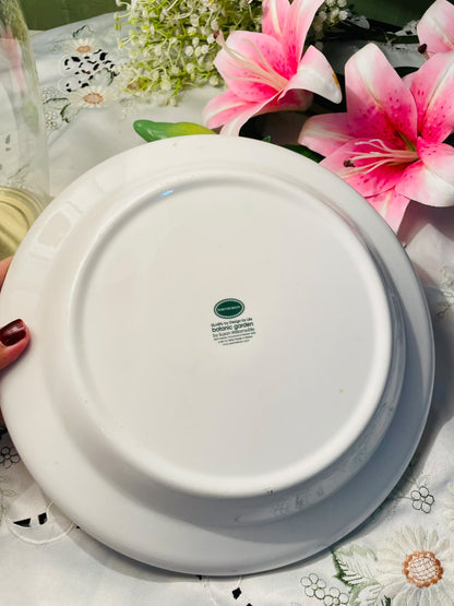 Portmeirion Botanic Garden Rose Large Serving Platter 10"