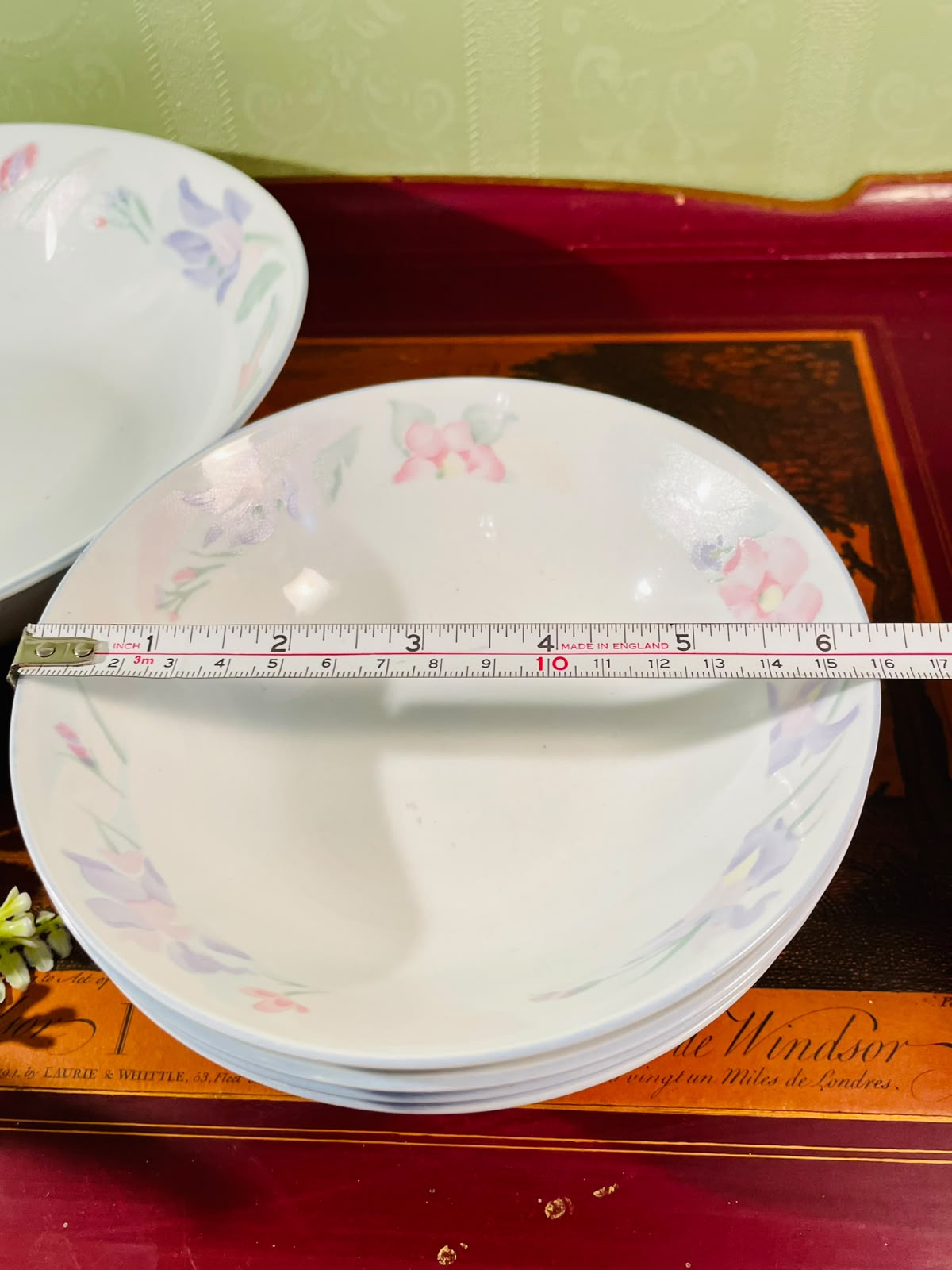 Pastel Floral Serving Bowl Set – 5 Pieces