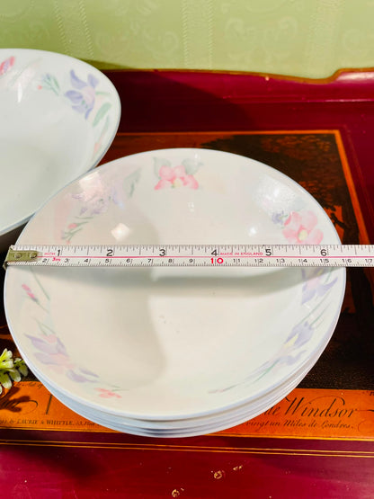 Pastel Floral Serving Bowl Set – 5 Pieces