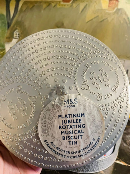 Musical Biscuit Tin Jar, Rotation Cookie Jar 2 kg– Limited Edition Collectible