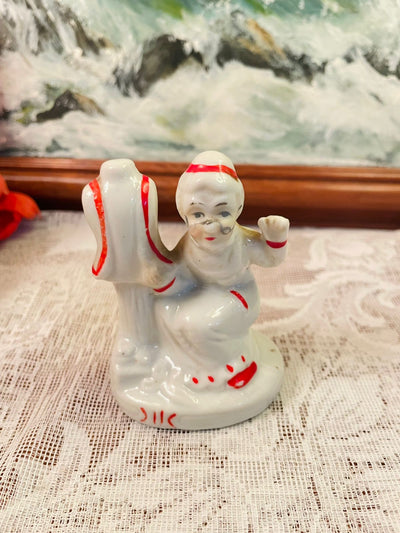 Vintage Porcelain Tailor Lady Figurine