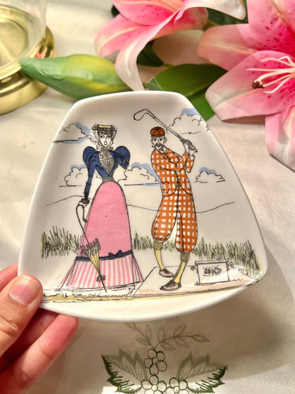 Foley Bone China Fun & Games Golf Dish – Approx. 6 Inch
