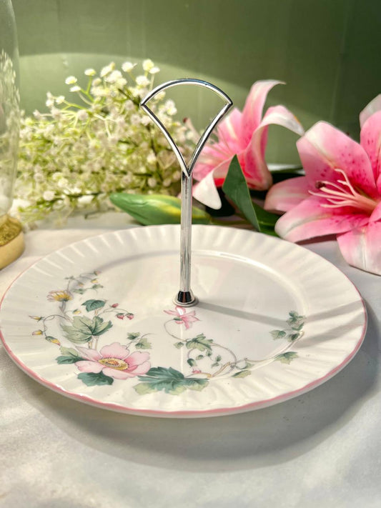 Royal Stafford Floral Fine Bone China Serving Plate 8"