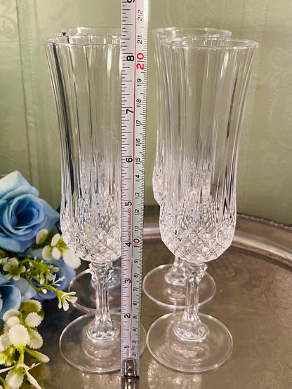 Vintage Crystal Goblets Set of 4 – 21 cm