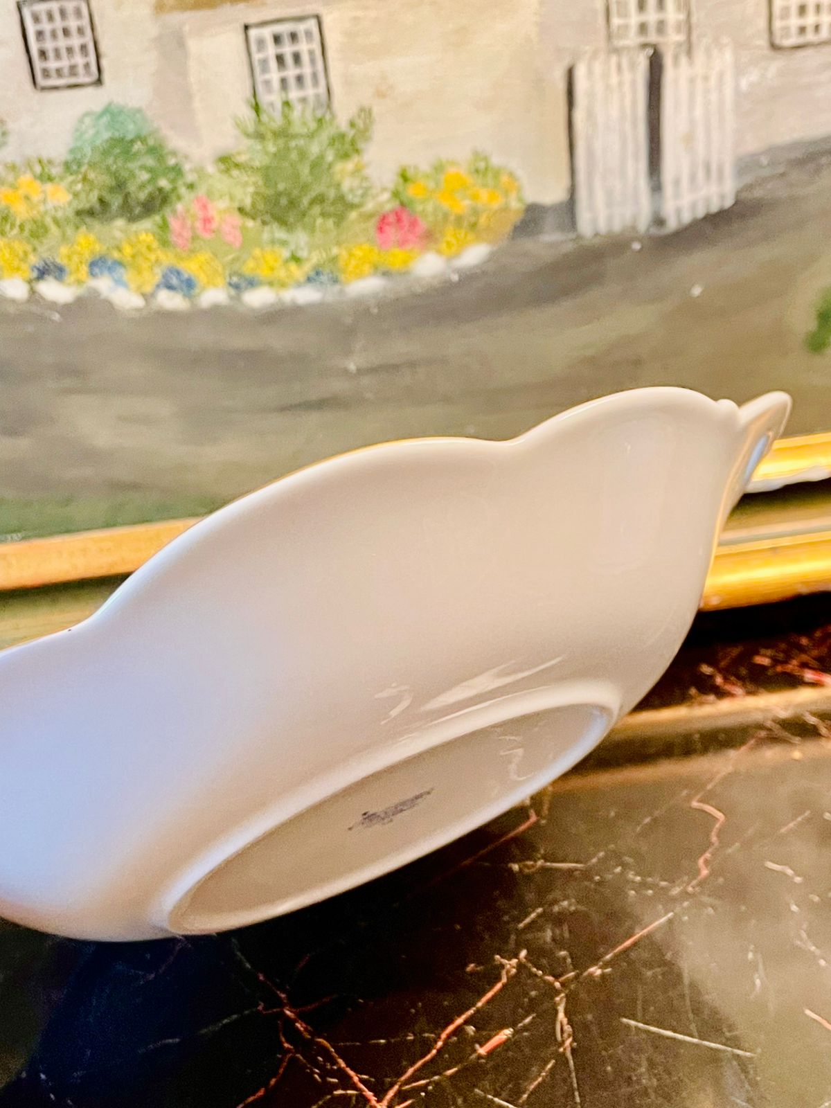 Coalport “Canterbury” Fine Bone China Handled Dish – Made in England