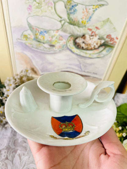 Vintage Saltburn-by-the-Sea Ceramic Ashtray