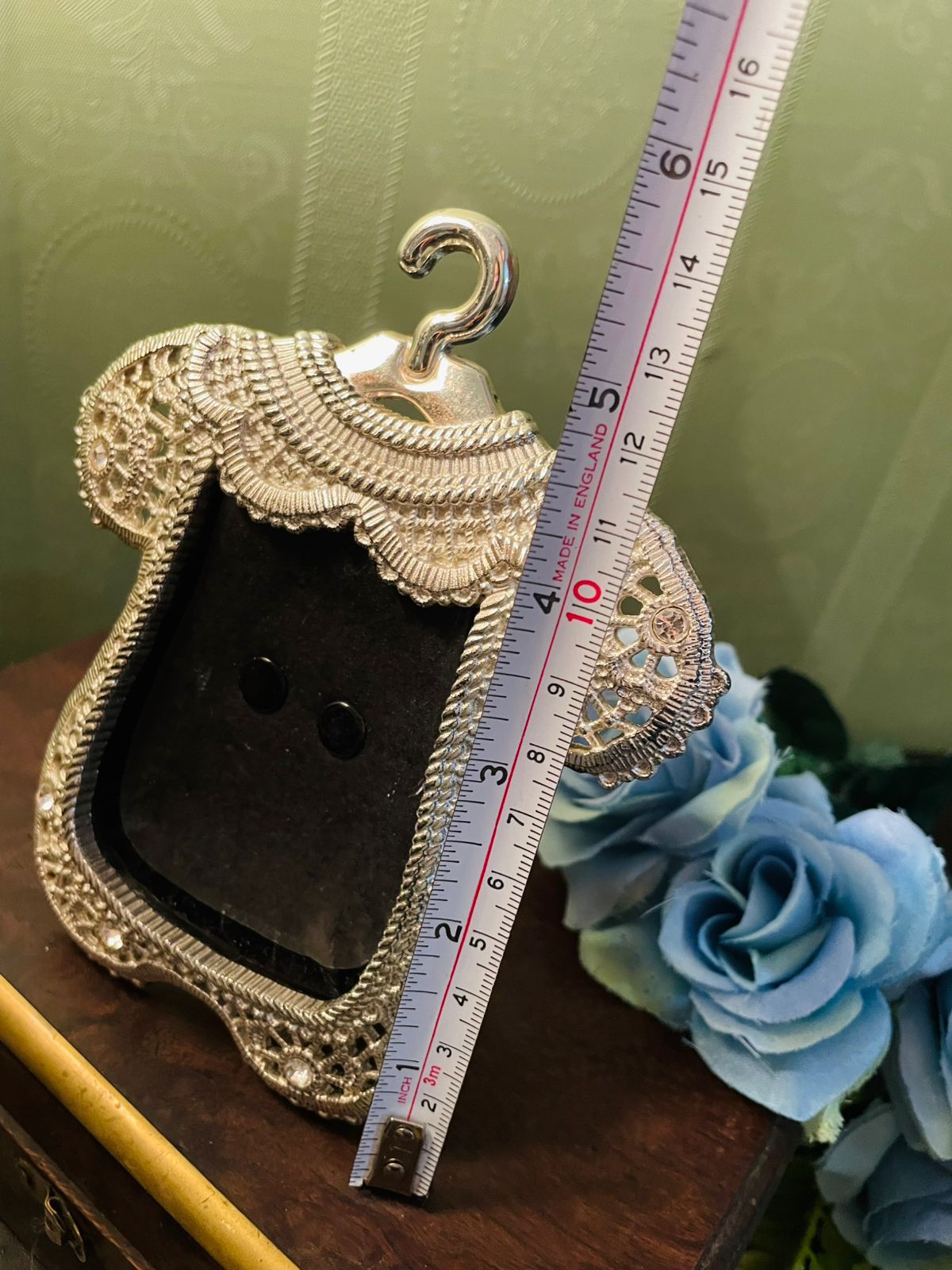 Vintage Silver Hanger Photo Frame 5.5 Inch