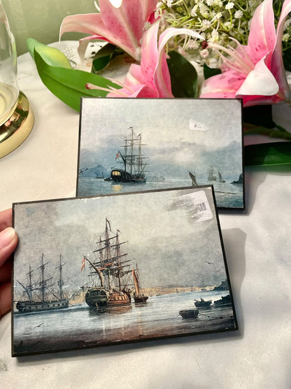 Jason Marine Art – Sailing Ships Pair, Approx. 6 Inch