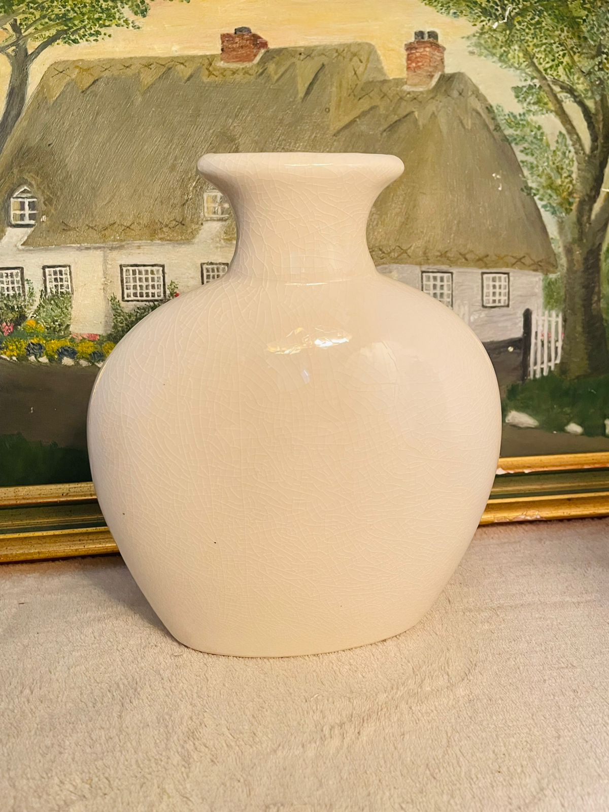 Bibelot & Co Art Deco Geometric Ball Vase – 1930 Vintage Collectible