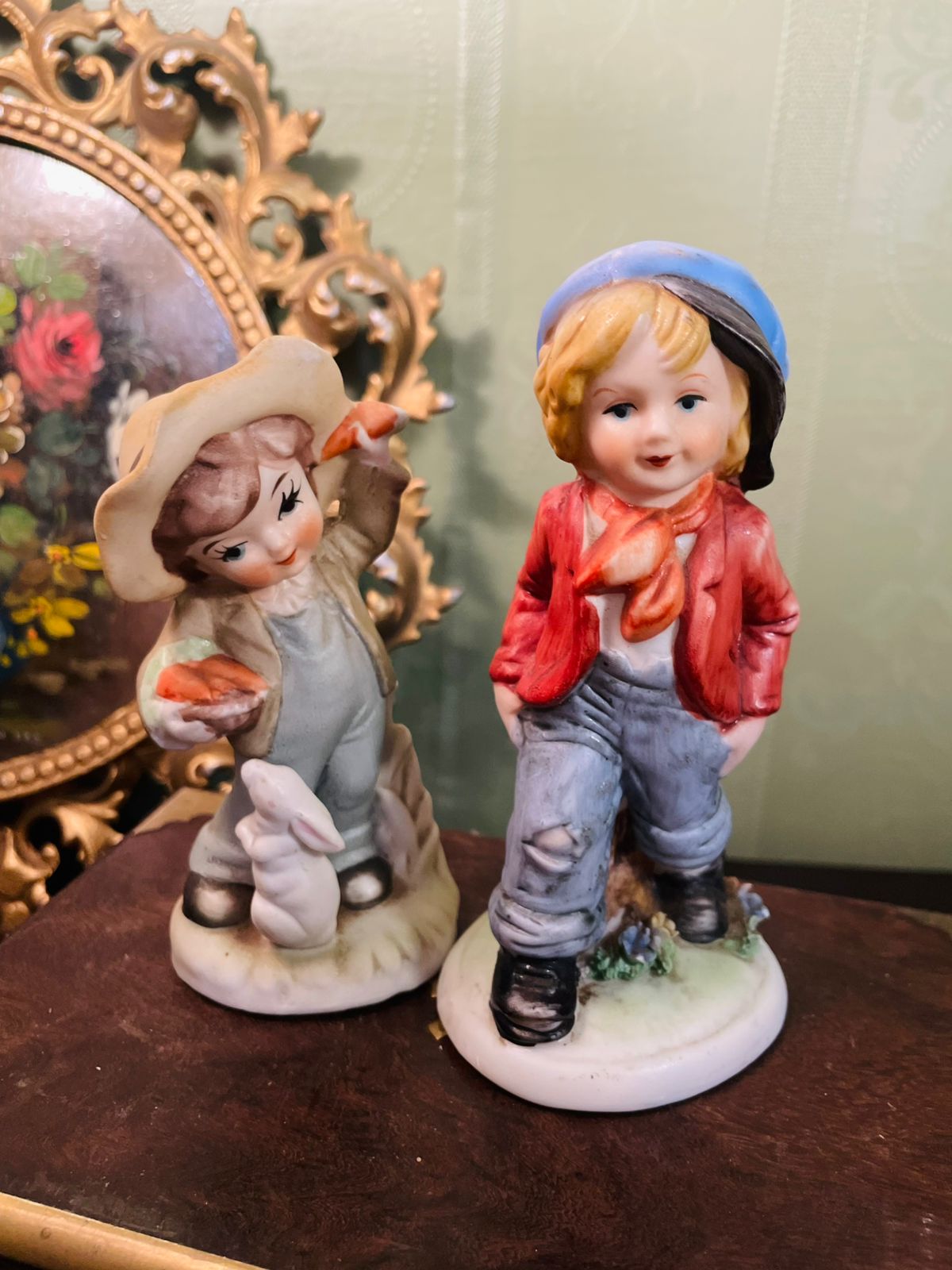 Vintage Children Figurine Set 4–5 Inch Storybook Collection