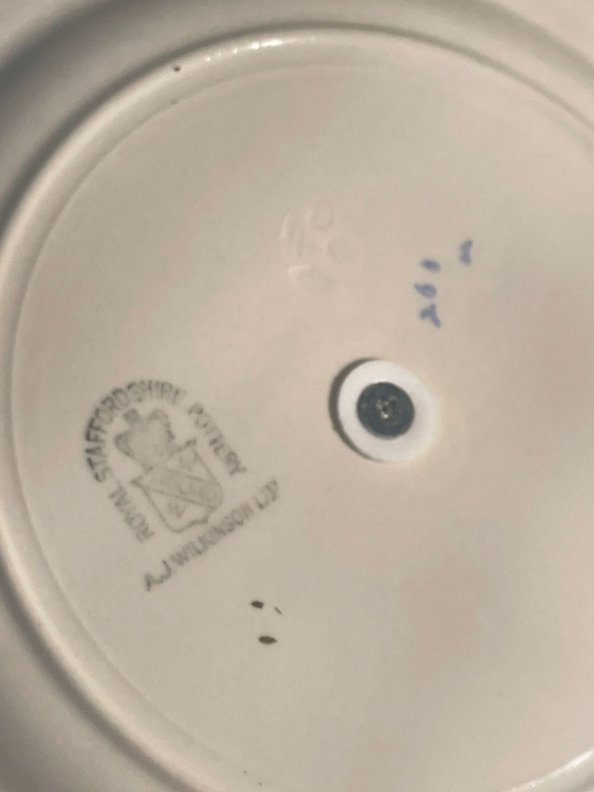 Royal Staffordshire Two-Tier Cake Stand by A. J. Wilkinson Ltd — Handcrafted English Elegance