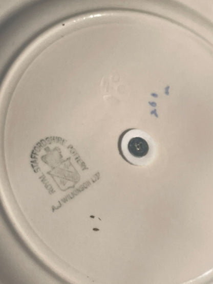 Royal Staffordshire Two-Tier Cake Stand by A. J. Wilkinson Ltd — Handcrafted English Elegance