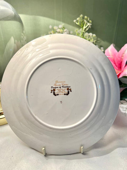 RARE FIND Franciscan Dragon of Kowloon Decorative Wall Plate – 8 Inch