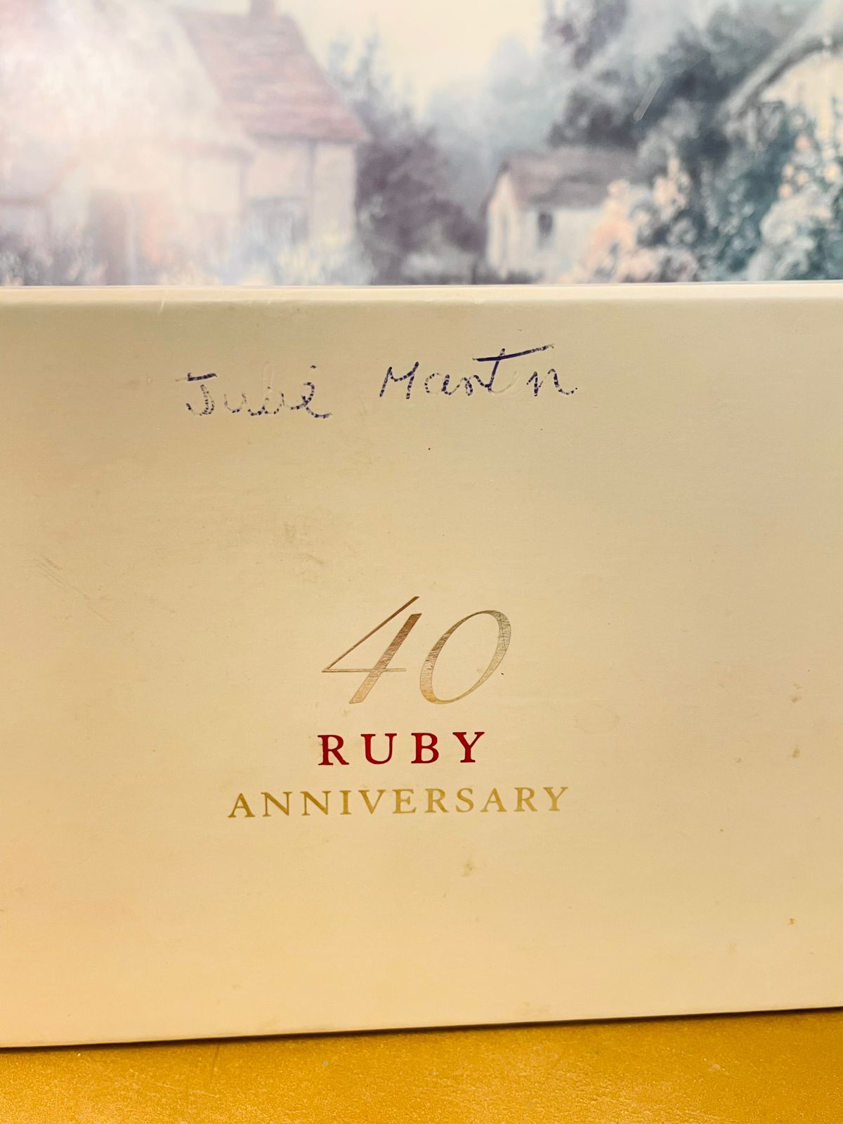 40th Ruby Anniversary Mug Set – Couple Gift Box